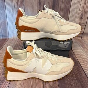New Balance 327 New Women’s Size 8 1/2 Cream and Brown Lifestyle Sneakers